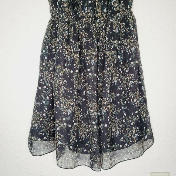 The Fifth Label Black & Green Floral Off the Shoulder Mini Dress. Size XS - Picture 5 of 10